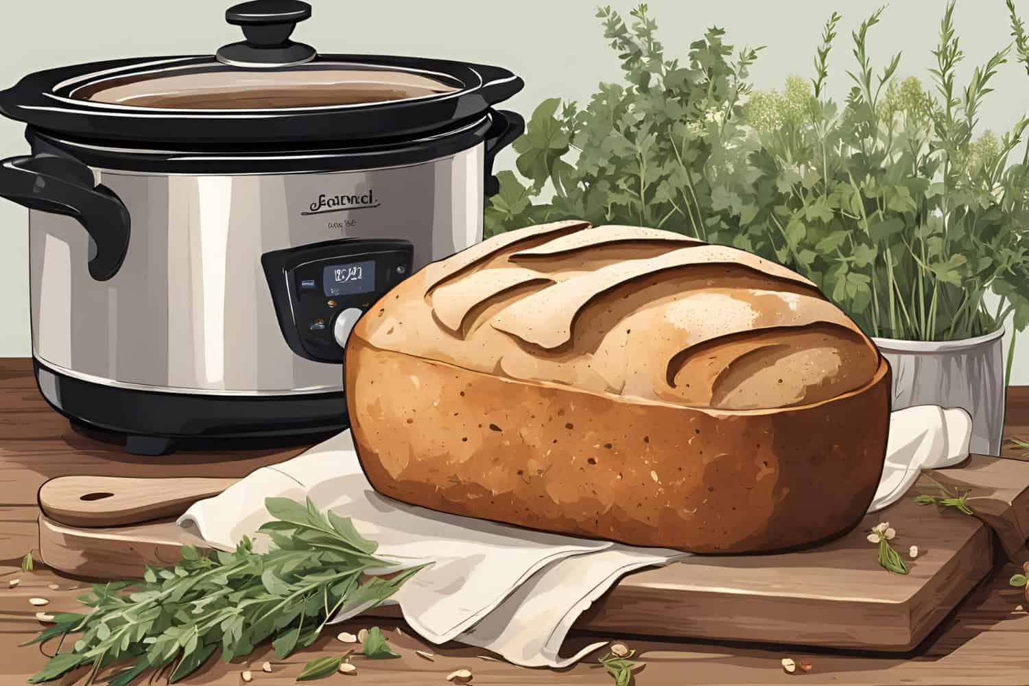 Basisrecept voor brood uit de slowcooker