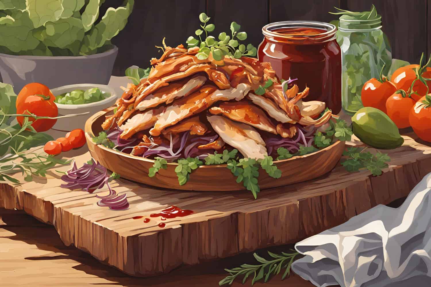 Het makkelijkste pulled chicken recept voor de slowcooker