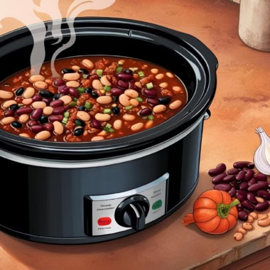 Simpele bonenchili uit de slowcooker